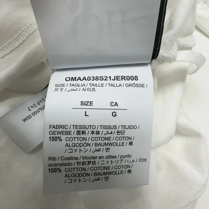 Off-White Off-White Logo Graphic Short Sleeve T-Shirt 0079 Size US L / EU 52-54 / 3 - 2 Thumbnail