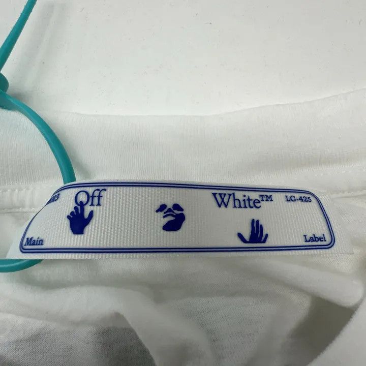 Off-White Off-White Logo Graphic Short Sleeve T-Shirt 0079 Size US L / EU 52-54 / 3 - 3 Thumbnail