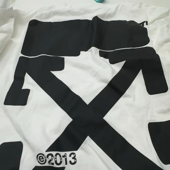 Off-White Off-White Logo Graphic Short Sleeve T-Shirt 0079 Size US L / EU 52-54 / 3 - 4 Thumbnail
