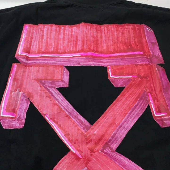 Off-White OFF-WHITE Large Logo Short Sleeve T-Shirt 0079 Size US XS / EU 42 / 0 - 7 Thumbnail