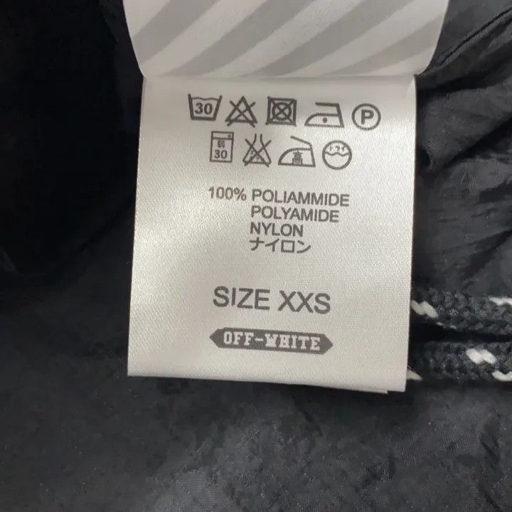 Off-White Off-White Black Hooded Pullover Jacket 0079 Size US XXS / EU 40 - 5 Thumbnail