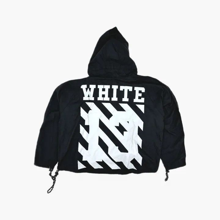Off-White Off-White Black Hooded Pullover Jacket 0079 Size US XXS / EU 40 - 3 Thumbnail