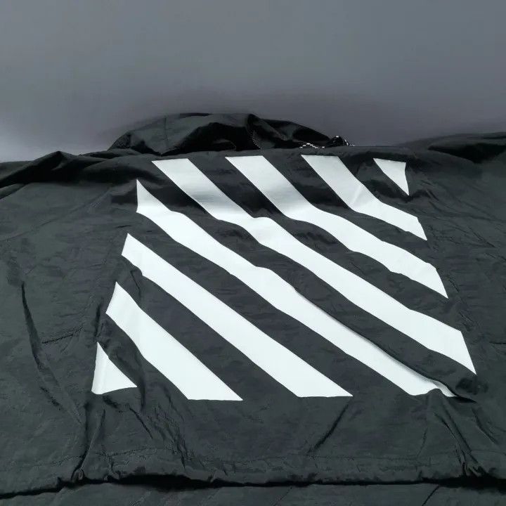 Off-White Off-White Black Hooded Pullover Jacket 0079 Size US XXS / EU 40 - 13 Thumbnail