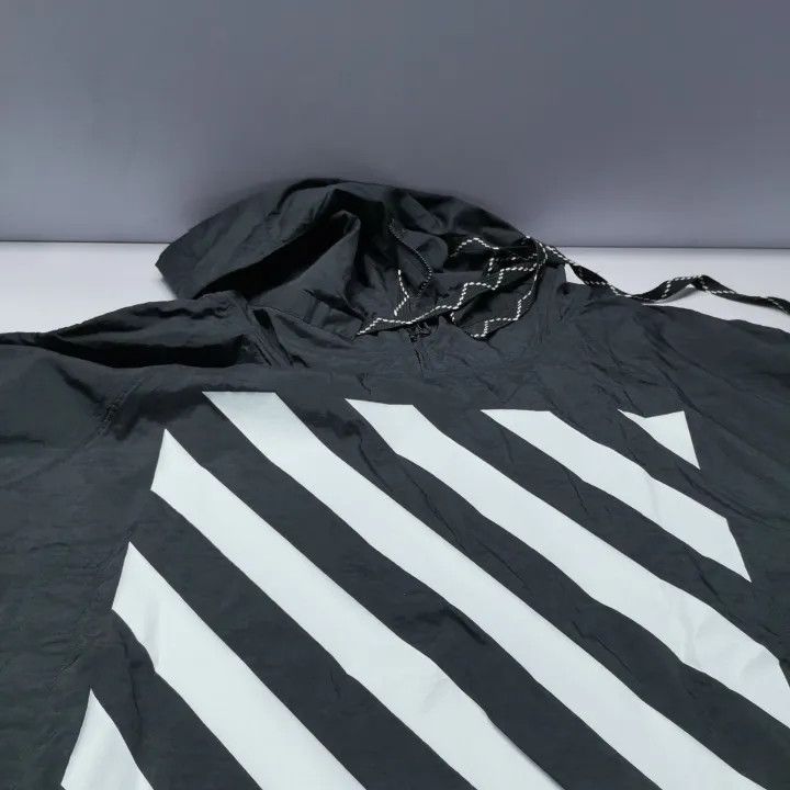 Off-White Off-White Black Hooded Pullover Jacket 0079 Size US XXS / EU 40 - 12 Thumbnail
