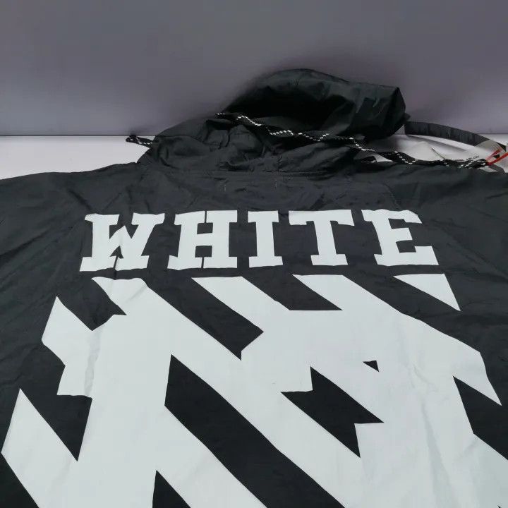 Off-White Off-White Black Hooded Pullover Jacket 0079 Size US XXS / EU 40 - 10 Thumbnail