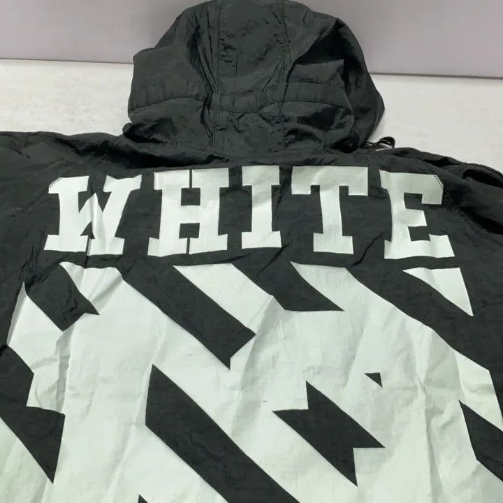 Off-White Off-White Black Hooded Pullover Jacket 0079 Size US XXS / EU 40 - 7 Thumbnail