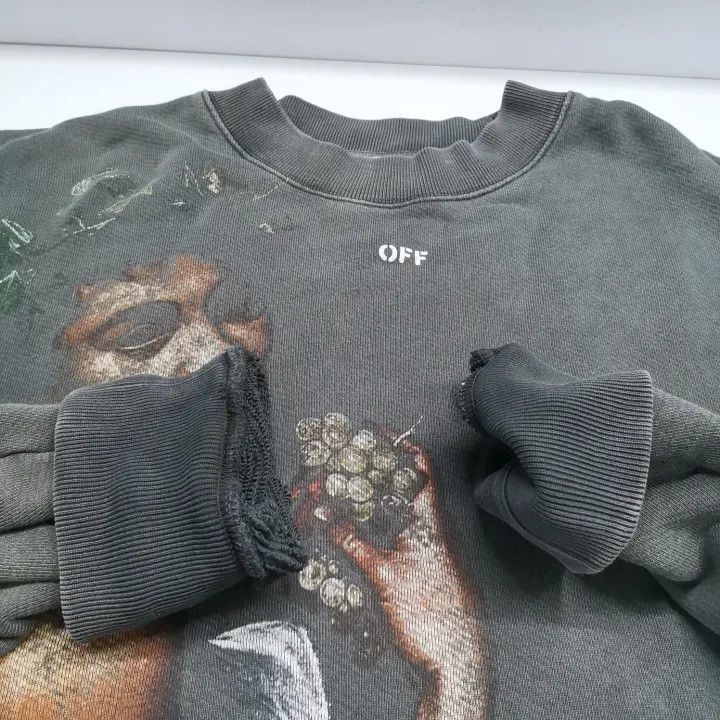 Off-White Off-White FW23 Casual Oversized Sweatshirt 0079 Size US XXL / EU 58 / 5 - 15 Thumbnail