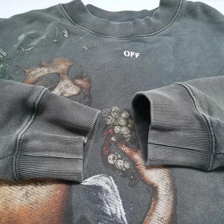 Off-White Off-White FW23 Casual Oversized Sweatshirt 0079 Size US XXL / EU 58 / 5 - 14 Thumbnail