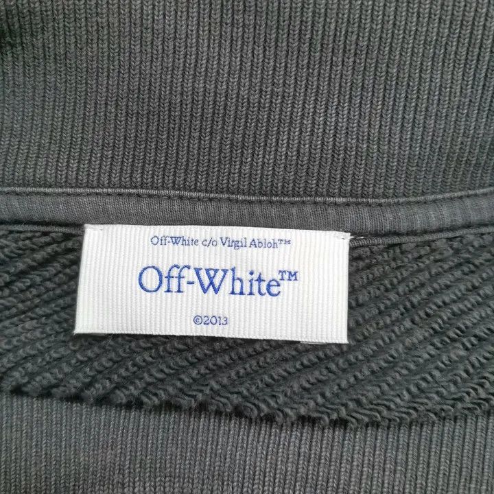 Off-White Off-White FW23 Casual Oversized Sweatshirt 0079 Size US XXL / EU 58 / 5 - 4 Thumbnail