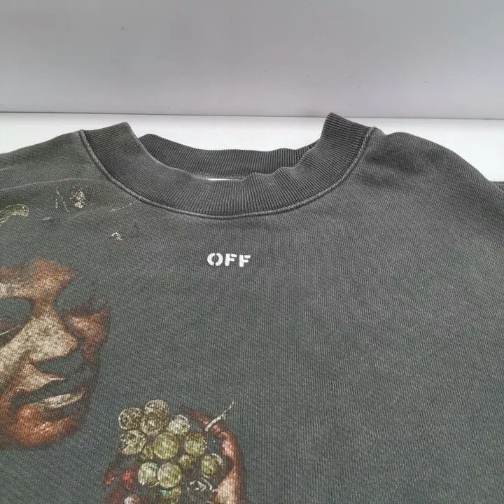 Off-White Off-White FW23 Casual Oversized Sweatshirt 0079 Size US XXL / EU 58 / 5 - 7 Thumbnail