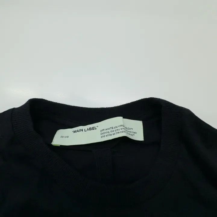 Off-White Off-White Cotton Graphic Print Crew Neck T-Shirt 0079 Size US XL / EU 56 / 4 - 4 Thumbnail