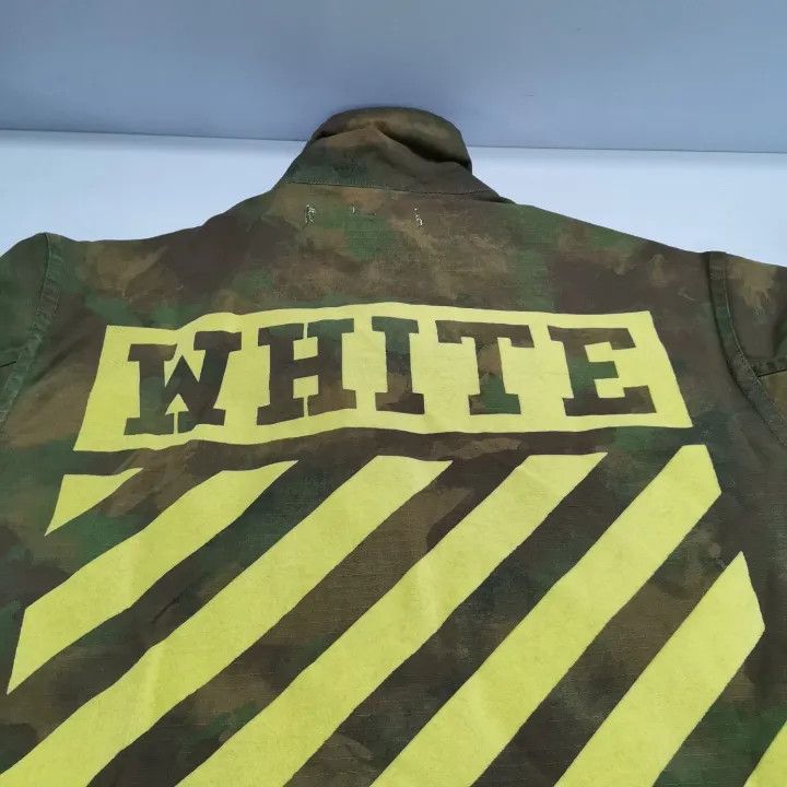 Off-White OFF-WHITE Camouflage Print Button-Up Long Sleeve Shirt 0079 Size US XS / EU 42 / 0 - 17 Thumbnail