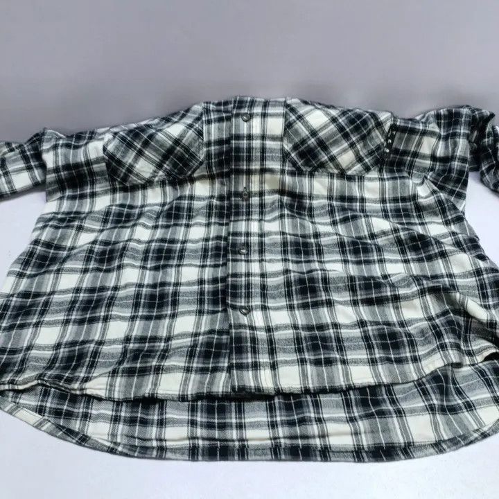 Off-White OFF-WHITE Black Plaid Long Sleeve Shirt 0079 Size US XL / EU 56 / 4 - 11 Thumbnail