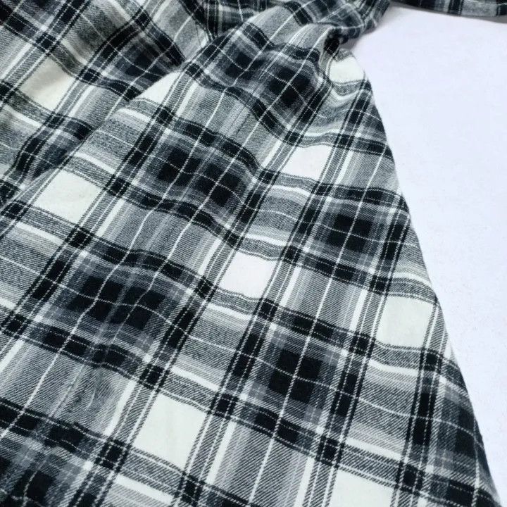Off-White OFF-WHITE Black Plaid Long Sleeve Shirt 0079 Size US XL / EU 56 / 4 - 13 Thumbnail
