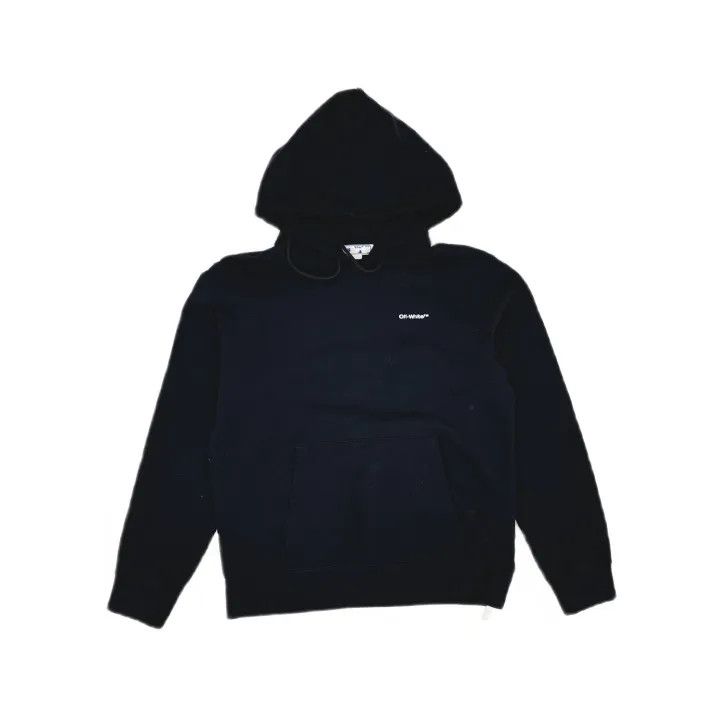 Off-White Off-White Black Long Sleeve Hooded Sweatshirt 0079 Size US XL / EU 56 / 4 - 2 Thumbnail