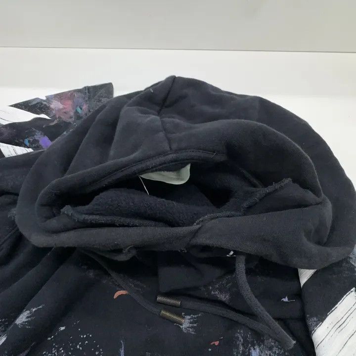 Off-White Off-White Black Graphic Hooded Sweatshirt 0079 Size US XL / EU 56 / 4 - 7 Thumbnail