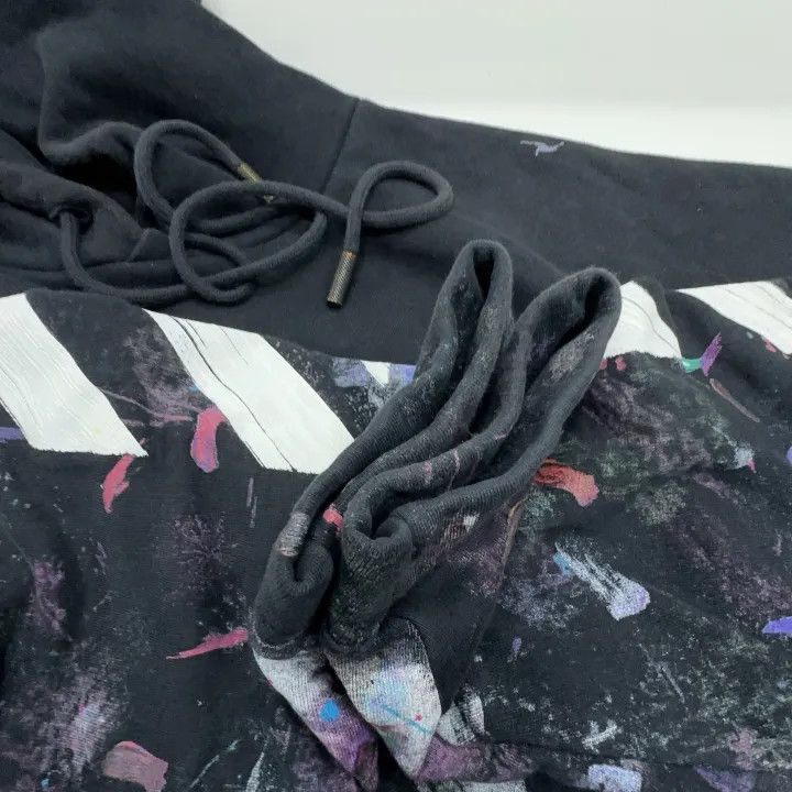 Off-White Off-White Black Graphic Hooded Sweatshirt 0079 Size US XL / EU 56 / 4 - 12 Thumbnail