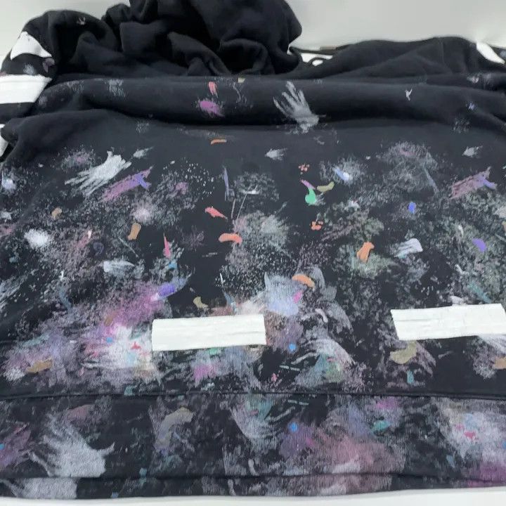 Off-White Off-White Black Graphic Hooded Sweatshirt 0079 Size US XL / EU 56 / 4 - 17 Thumbnail