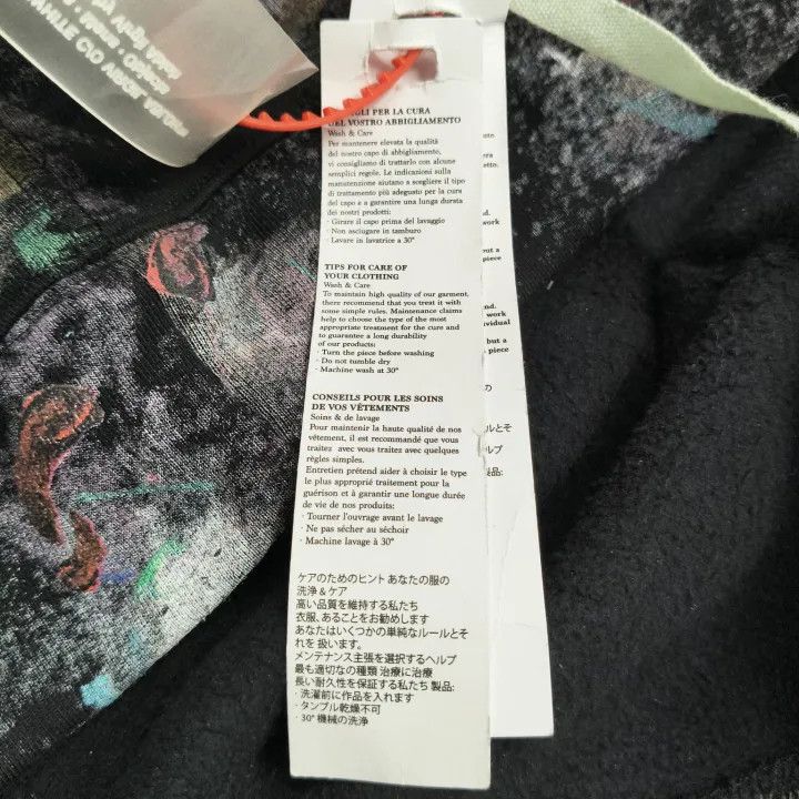 Off-White Off-White Black Graphic Print Cotton Hoodie 0079 Size US L / EU 52-54 / 3 - 6 Thumbnail