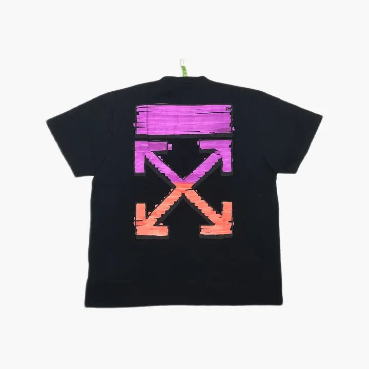 Off-White Off-White Black Cotton Short Sleeve T-Shirt 0079 Size US M / EU 48-50 / 2 - 3 Thumbnail