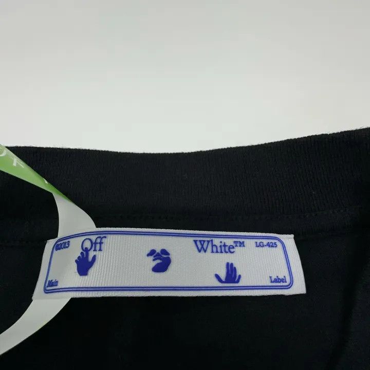 Off-White Off-White Black Cotton Short Sleeve T-Shirt 0079 Size US M / EU 48-50 / 2 - 6 Thumbnail
