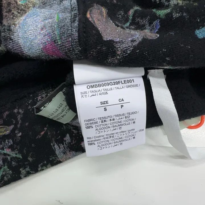 Off-White Off-White Black Hooded Tie-Dye Sweatshirt 0079 Size US S / EU 44-46 / 1 - 3 Thumbnail