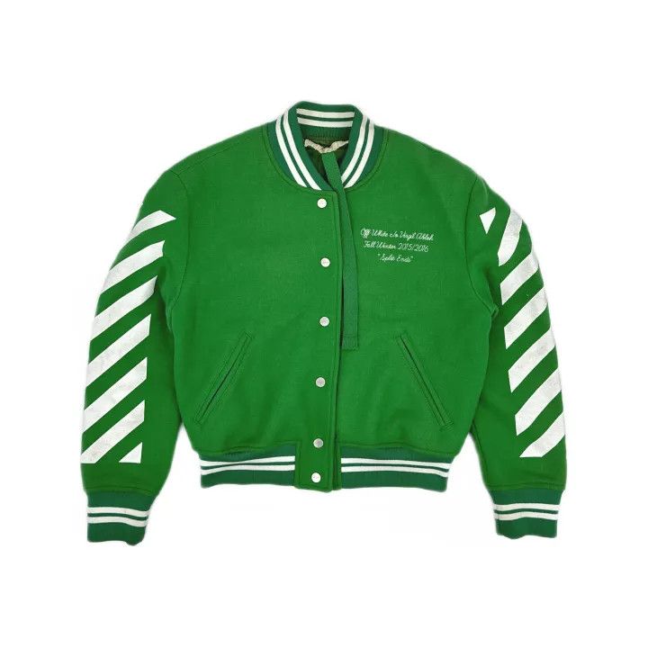 Off-White Off-White Green Long Sleeve Casual Jacket 0079 Size US S / EU 44-46 / 1 - 2 Thumbnail