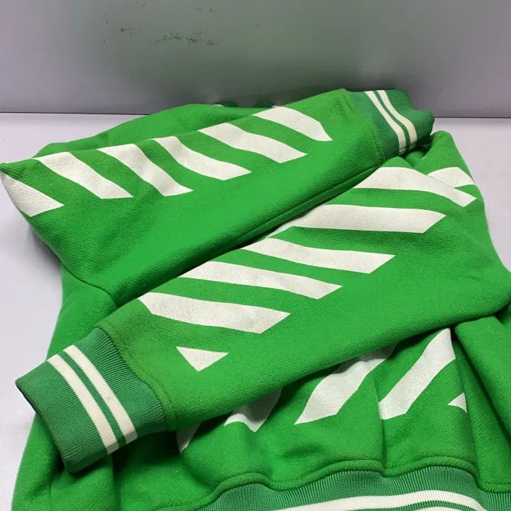 Off-White Off-White Green Long Sleeve Casual Jacket 0079 Size US S / EU 44-46 / 1 - 8 Thumbnail