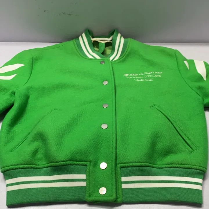 Off-White Off-White Green Long Sleeve Casual Jacket 0079 Size US S / EU 44-46 / 1 - 10 Thumbnail