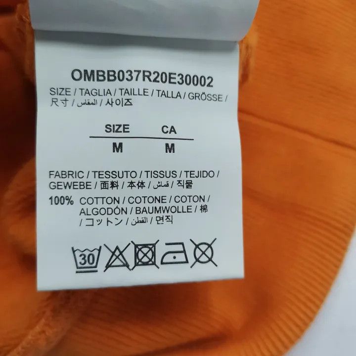 Off-White OFF-WHITE Arrow Hoodie in Bright Orange 0079 Size US M / EU 48-50 / 2 - 5 Thumbnail