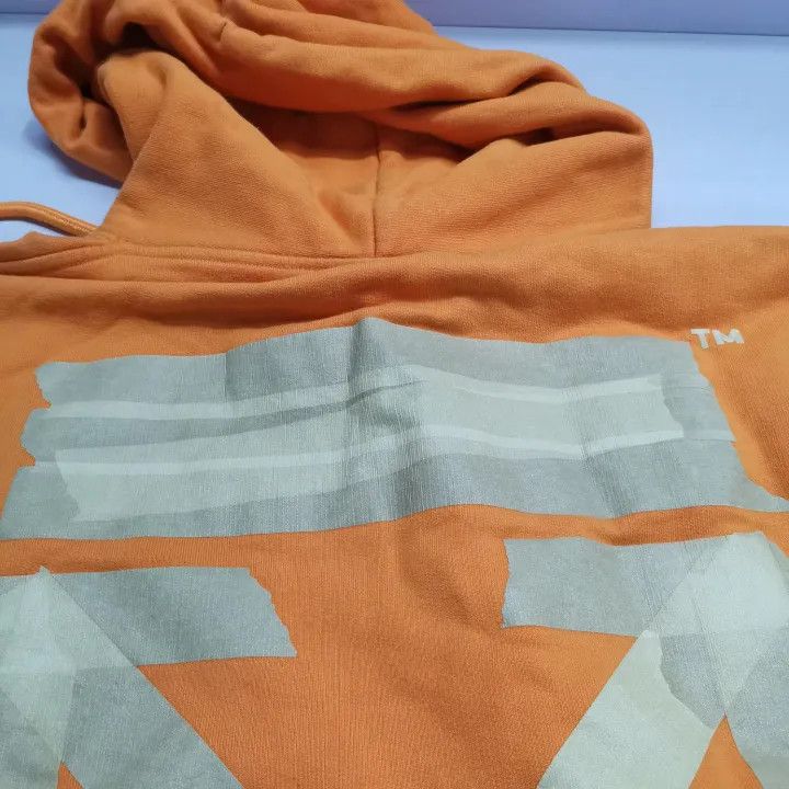 Off-White OFF-WHITE Arrow Hoodie in Bright Orange 0079 Size US M / EU 48-50 / 2 - 14 Thumbnail