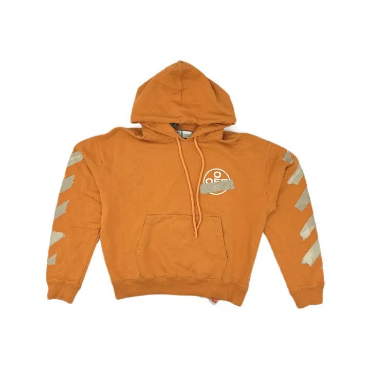Off-White OFF-WHITE Arrow Hoodie in Bright Orange 0079 Size US M / EU 48-50 / 2 - 2 Thumbnail