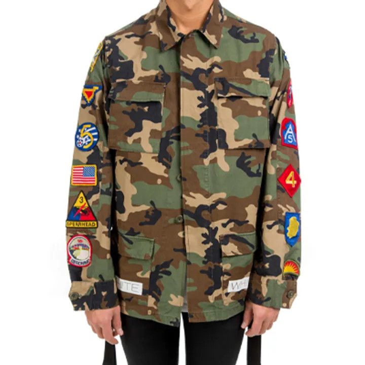 Off-White Off-White Camo Patch Jacket for Men 0079 Size US XS / EU 42 / 0 - 2 Thumbnail