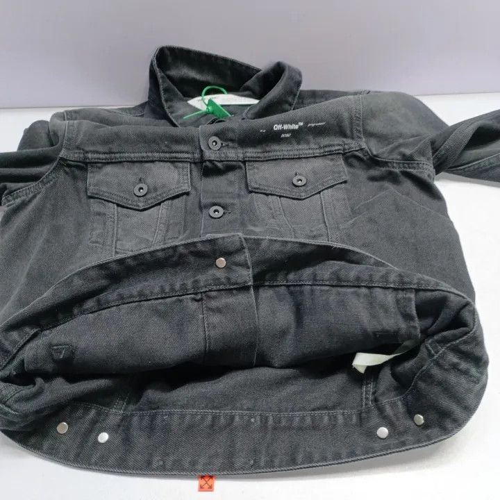 Off-White Off-White Classic Logo Denim Jacket for Men 0079 Size US M / EU 48-50 / 2 - 10 Thumbnail