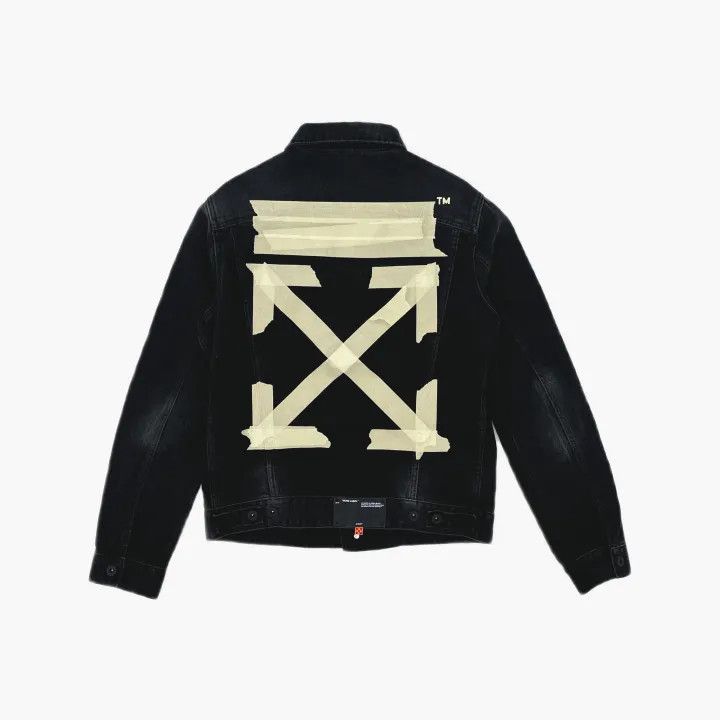 Off-White Off-White Classic Logo Denim Jacket for Men 0079 Size US M / EU 48-50 / 2 - 3 Thumbnail