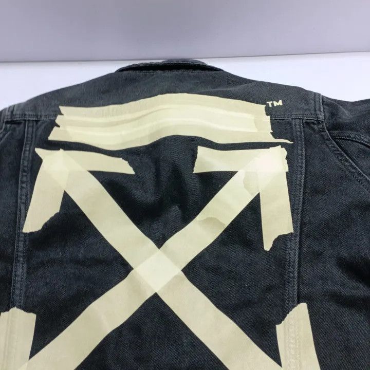 Off-White Off-White Classic Logo Denim Jacket for Men 0079 Size US M / EU 48-50 / 2 - 6 Thumbnail