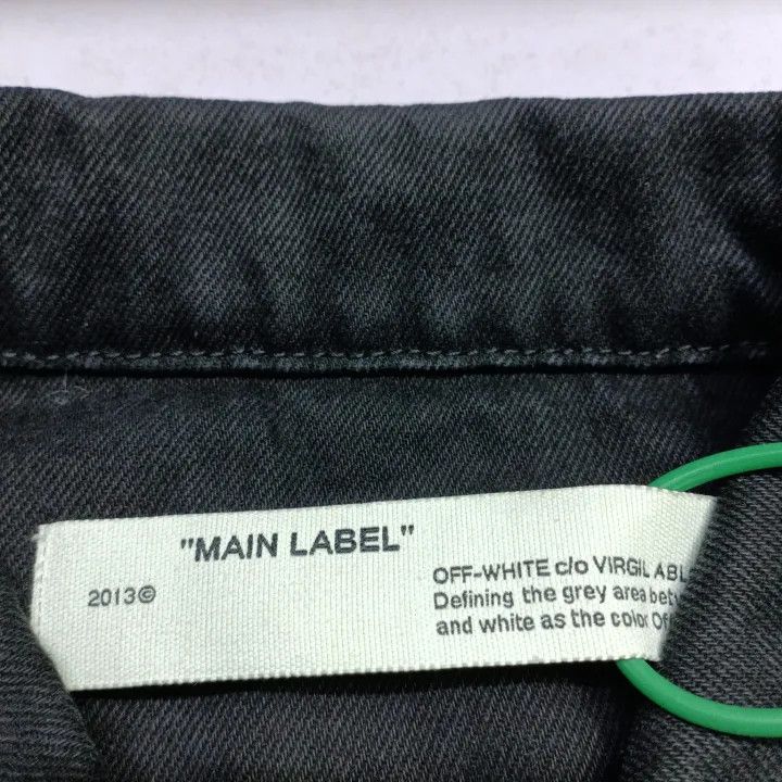 Off-White Off-White Classic Logo Denim Jacket for Men 0079 Size US M / EU 48-50 / 2 - 4 Thumbnail
