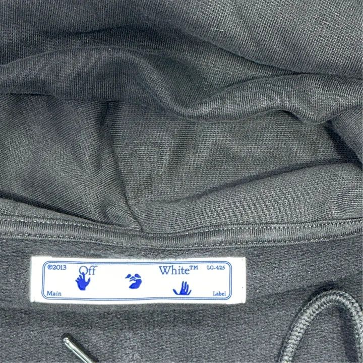 Off-White OFF-WHITE Black Hoodie with Gold Arrows 0079 Size US XXL / EU 58 / 5 - 6 Thumbnail