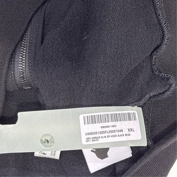 Off-White OFF-WHITE Black Hoodie with Gold Arrows 0079 Size US XXL / EU 58 / 5 - 5 Thumbnail