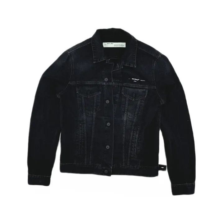 Off-White Off-White Classic Denim Jacket with Arrow Design 0079 Size US L / EU 52-54 / 3 - 2 Thumbnail