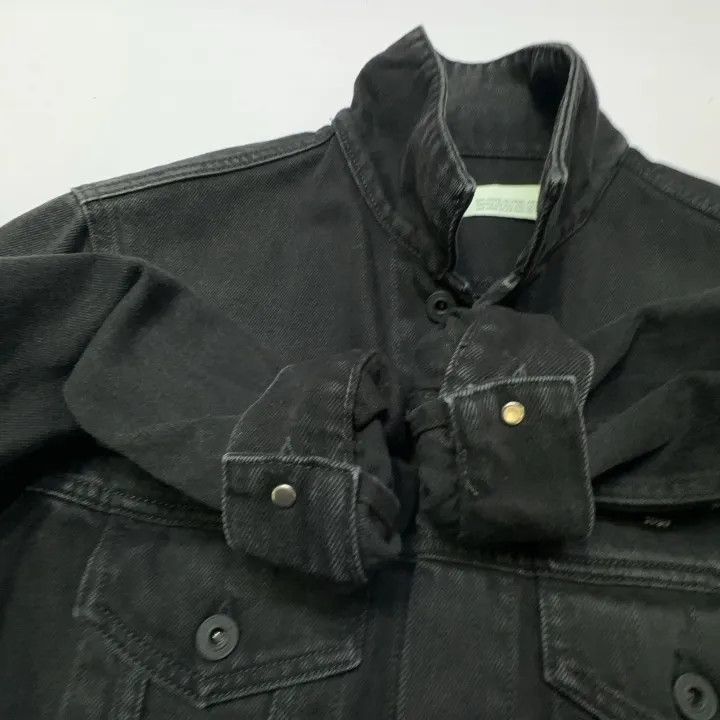 Off-White Off-White Classic Denim Jacket with Arrow Design 0079 Size US L / EU 52-54 / 3 - 8 Thumbnail