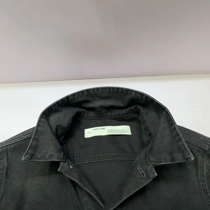 Off-White Off-White Classic Denim Jacket with Arrow Design 0079 Size US L / EU 52-54 / 3 - 7 Thumbnail