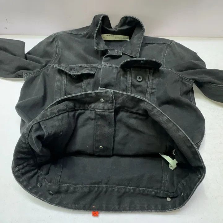 Off-White Off-White Classic Denim Jacket with Arrow Design 0079 Size US L / EU 52-54 / 3 - 10 Thumbnail