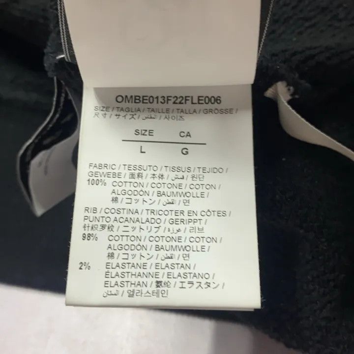 Off-White Off-White Black Logo Zip Hoodie for Men 0079 Size US L / EU 52-54 / 3 - 5 Thumbnail