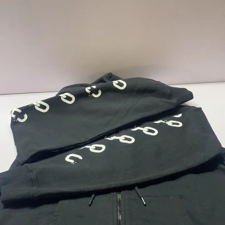 Off-White Off-White Black Logo Zip Hoodie for Men 0079 Size US L / EU 52-54 / 3 - 10 Thumbnail