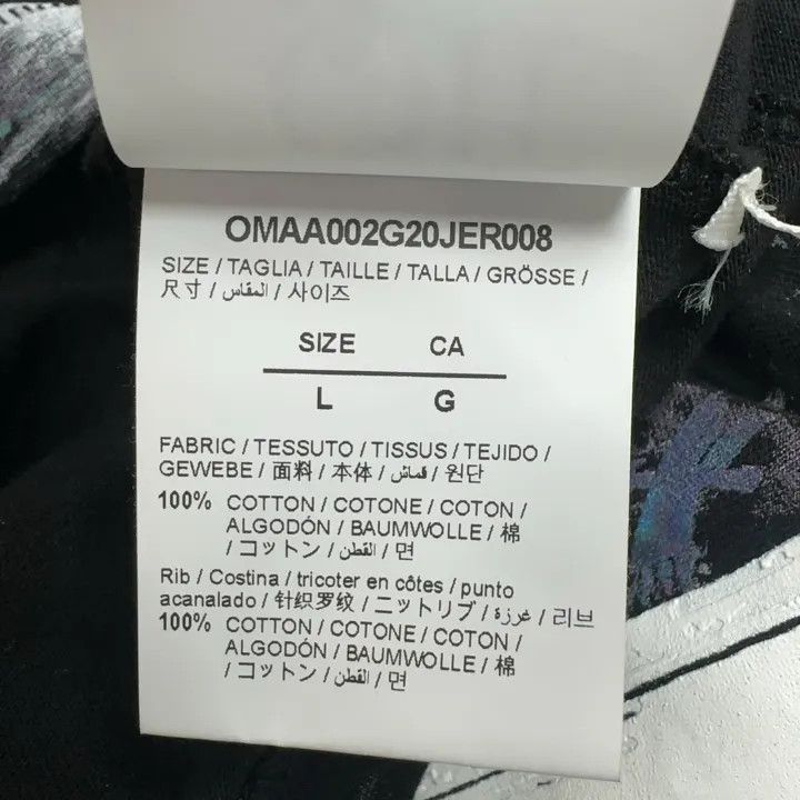 Off-White Off-White Black Short Sleeve Classic T-Shirt 0079 Size US L / EU 52-54 / 3 - 3 Thumbnail