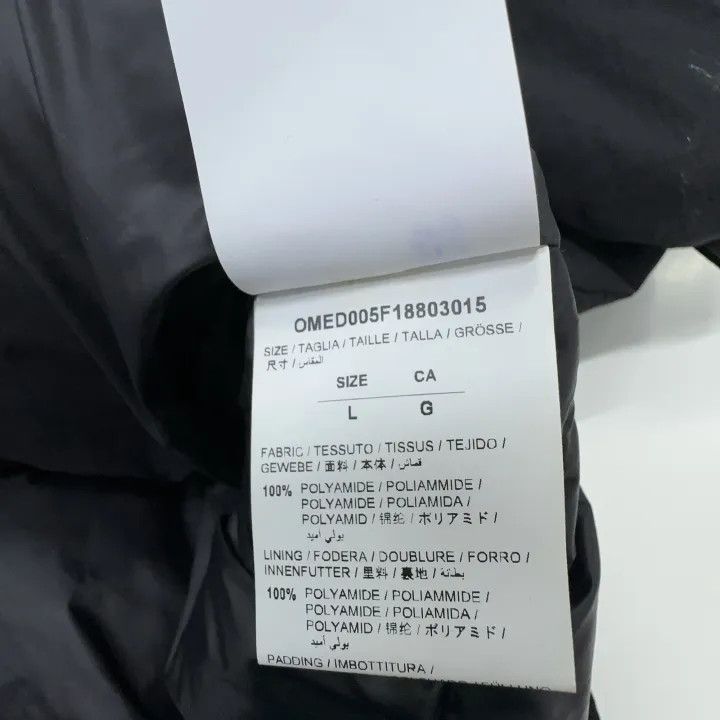 Off-White OFF-WHITE Quote Hooded Puffer Down Jacket 0079 Size US L / EU 52-54 / 3 - 2 Thumbnail
