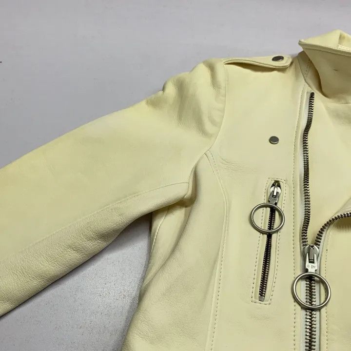 Off-White OFF-WHITE Casual Sheepskin Leather Jacket 0079 Size US M / EU 48-50 / 2 - 12 Thumbnail