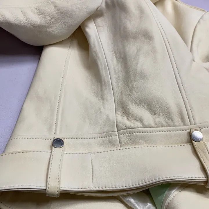 Off-White OFF-WHITE Casual Sheepskin Leather Jacket 0079 Size US M / EU 48-50 / 2 - 19 Thumbnail