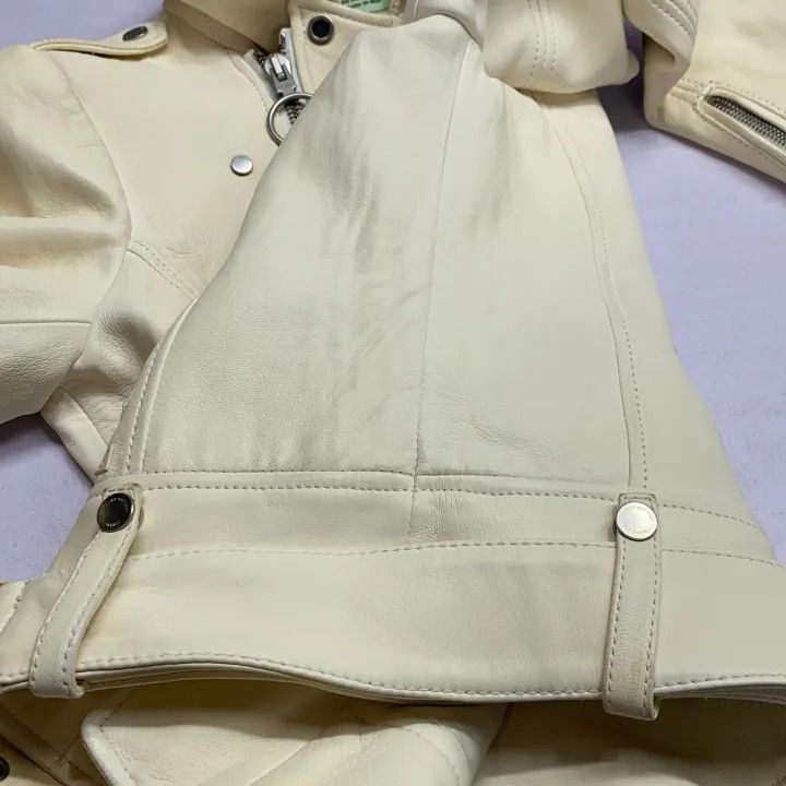 Off-White OFF-WHITE Casual Sheepskin Leather Jacket 0079 Size US M / EU 48-50 / 2 - 20 Thumbnail